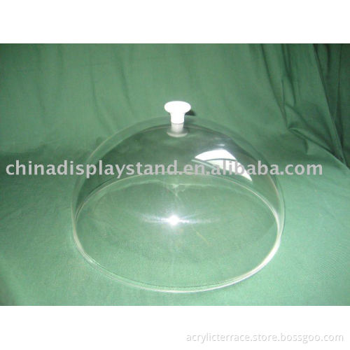 new design lucite food cover stand